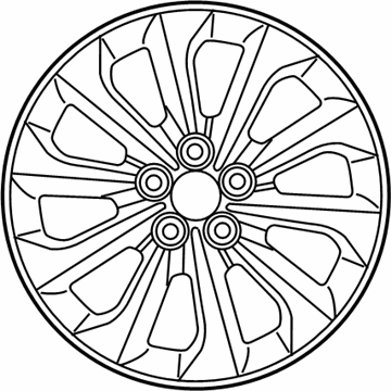 Toyota 42611-02Q61 Wheel, Alloy