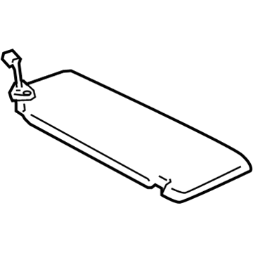 Toyota 74310-48220-B0 Sunvisor