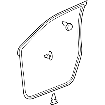 2013 Scion xD Door Seal - 67862-52200