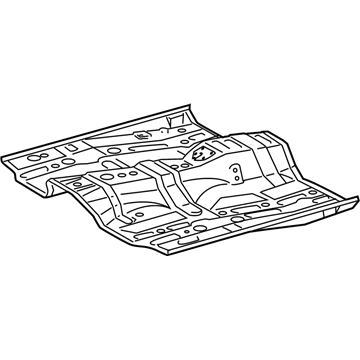 2010 Scion tC Floor Pan - 58111-20916