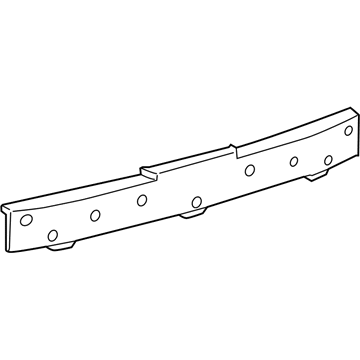 Toyota 52615-21030 ABSORBER, Rear Bumper