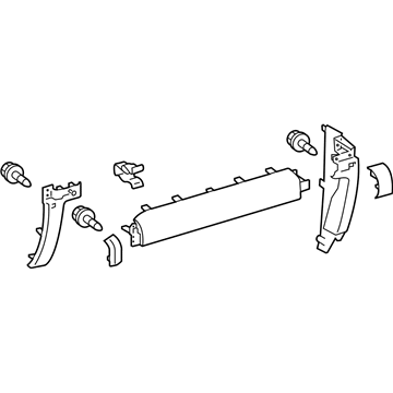 Toyota 55470-35040-C0 GARNISH Assembly, Instrument