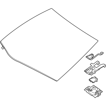 Toyota 56101-62934 Glass S/A, WINDSHIEL