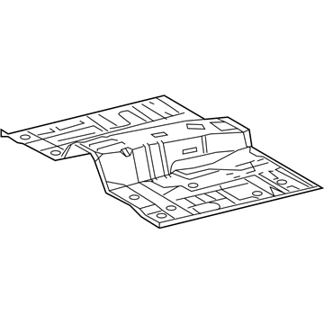 2007 Toyota Tacoma Floor Pan - 58111-04410