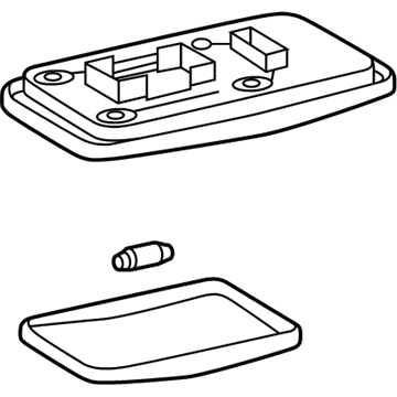 Toyota 81240-12060-P0 Dome Lamp Assembly