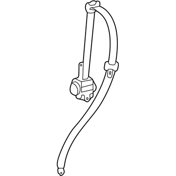 Toyota 73360-60495-C1 Belt & Retractor