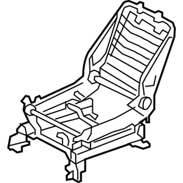 Toyota 71120-0C031 Frame Assembly, Front Seat