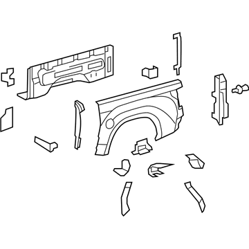 Toyota 65500-0C111 Side Panel