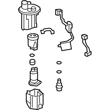 Toyota 77020-47111 Fuel Suction Tube Assembly W/Pump & Gage