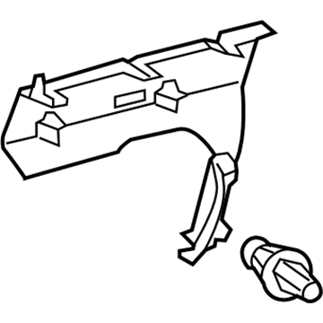 Toyota 64271-06040-C0 Board, Room Partition