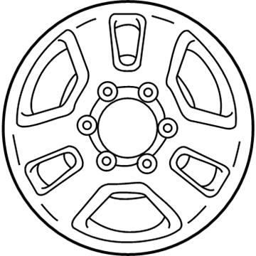 Toyota 42611-35140 Wheel, Alloy