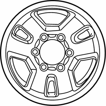 Toyota 42611-04041 Wheel, Alloy