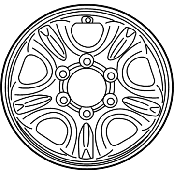 Toyota 42611-35181 Wheel, Disc