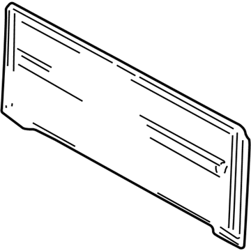 Toyota 64271-0C010-B2 Trim, Back Panel