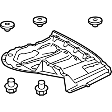 Toyota 58415-06040 Board, Rear Floor