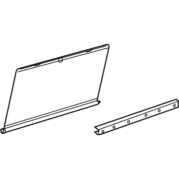 Toyota 65907-0C021-C0 Curtain Sub-Assembly, Rear