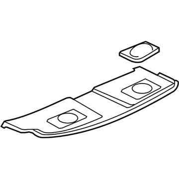 Toyota 64330-06070-C0 Package Tray Trim