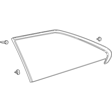 Toyota 62730-08201 WINDOW ASSY, QUARTER