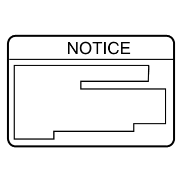 Toyota 74559-47030 Fuel Label