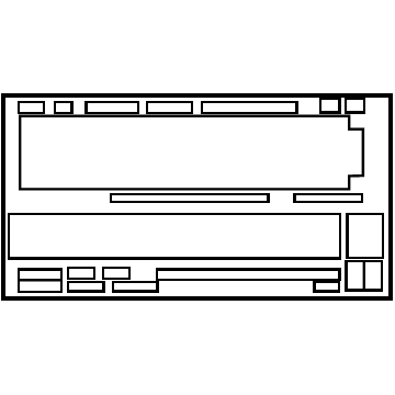 Toyota 74514-33010 Info Label