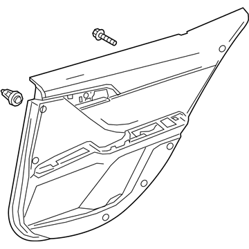 Toyota 67630-33D20-B3 Panel Assembly, Rear Door