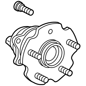 Toyota 42450-02290 Rear Axle Hub And Bearing Assembly