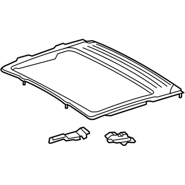 Toyota 63104-0C020 Reinforcement Sub-Assy, Roof Panel