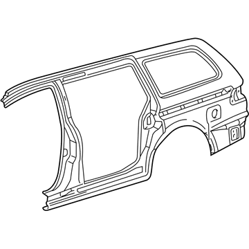 Toyota 61611-08901 Panel, Quarter, RH