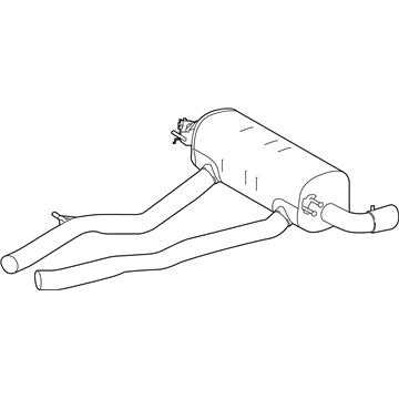 Toyota 17430-WAA04 Muffler & Pipe