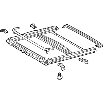 Toyota 63203-AC011 Housing Sub-Assy, Sliding Roof