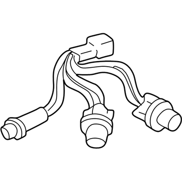 Toyota 81555-02070 Socket & Wire, Rear Co