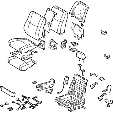 Toyota 71100-AC380-A2 Seat Assembly