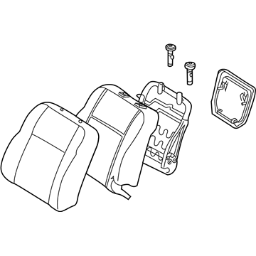 Toyota 71070-02180-B3 Back Assembly, Front Seat, LH