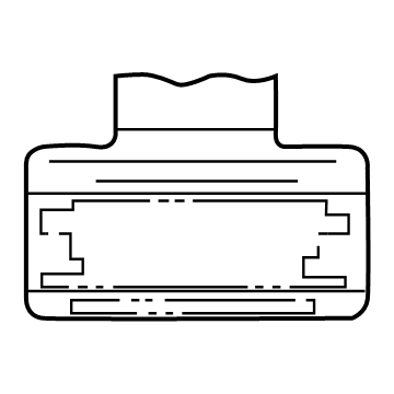 Toyota 74599-0E020 Air Bag Label