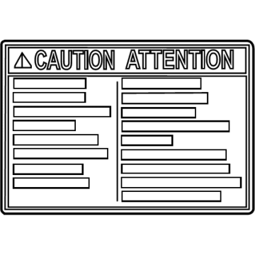 Toyota 74559-30070 Fuel Label