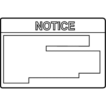 Toyota 74559-47030 Fuel Label