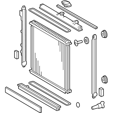 Toyota 16400-50380 Radiator Assembly