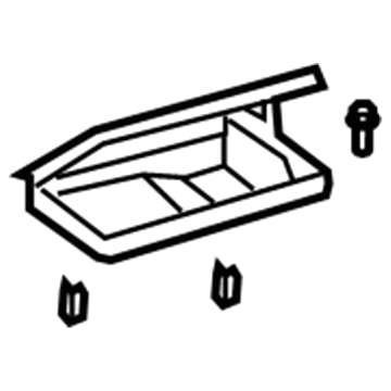 Toyota 55042-35010-B0 Door Sub-Assembly, Instrument Panel Box