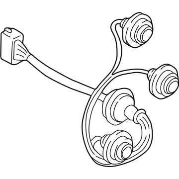 Toyota 81555-42020 Socket & Wire Rear Com