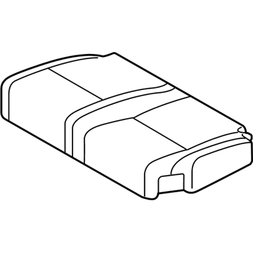 Toyota 71076-0C401-C2 Rear Seat Cushion Cover, Left (For Separate Type)