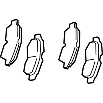 Toyota 04465-07010 Brake Pads