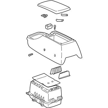 Toyota 58901-0C010-B2 Console Assembly