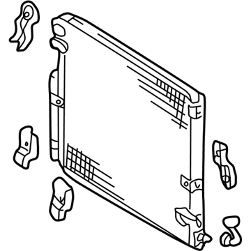 Toyota 88460-60261 Condenser Assembly