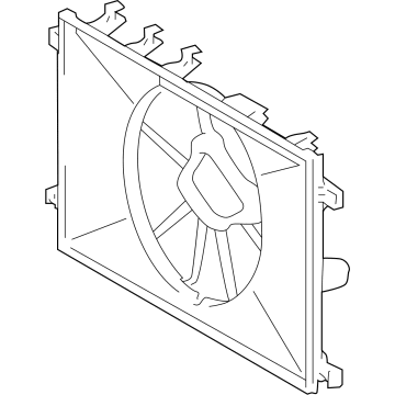 Toyota 16711-F2140 Fan Shroud