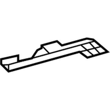 Toyota 62435-48010 Pad, Roof Side Rail Garnish, RH