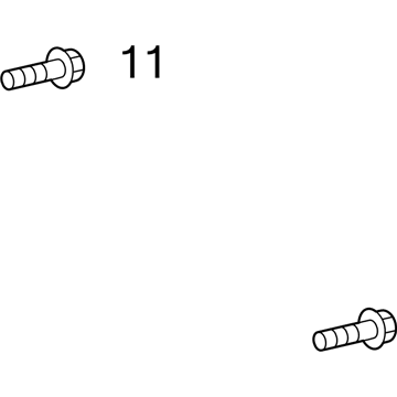 Toyota 90080-11672 Rear Lateral Arm Bolt