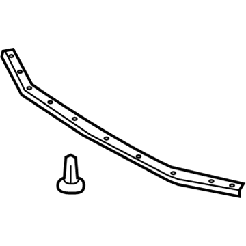 Toyota 53381-AA030 Seal, Hood To Radiator Support