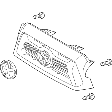 Toyota 53100-04481-B1 Radiator Grille Assembly