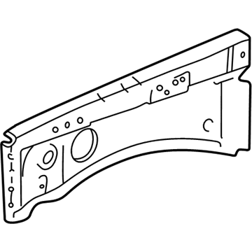 Toyota 53705-60042 Member, Front Apron To Cowl Side, Upper RH