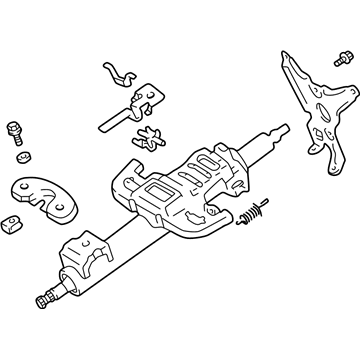 2003 Toyota Solara Steering Column - 45250-06330